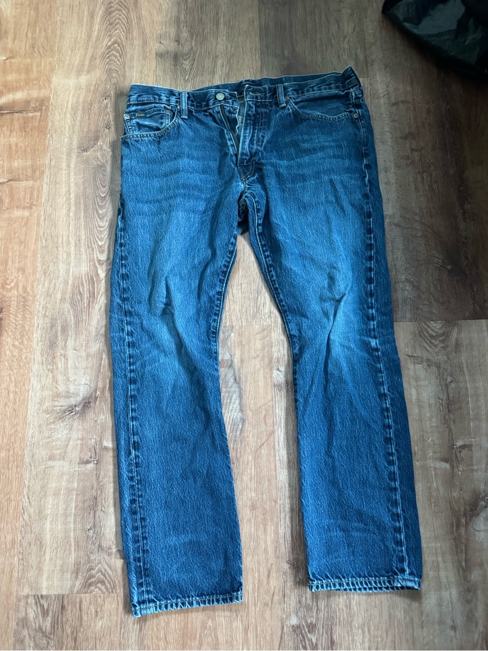 Ralph Lauren Men's Straight-Leg Jeans in Blue Denim 34x30